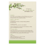 {custom} Cherry Blossom Invitation Insert Stationery Design