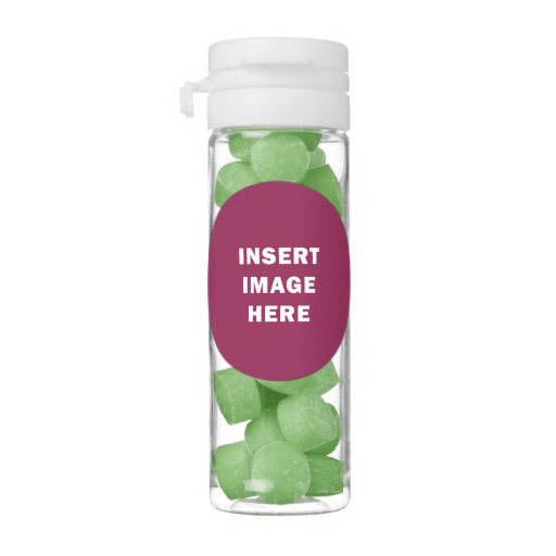 Custom Chewing Gum Tube Label Template DIY Zazzle