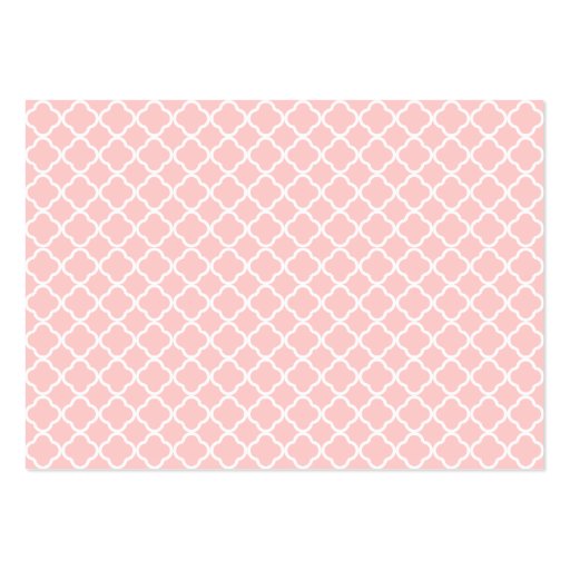 Custom Chic Tan & Pink Teapot Name Place Card Business Card Template (back side)