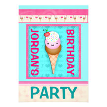 Custom Children's Birthday Party Invitation