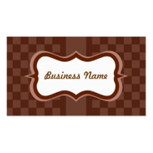 Custom Chocolate Business Card
