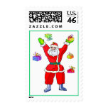 Custom Christmas Greeting Cards Postage Stamps
