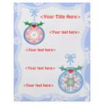 Custom Christmas Ornament Business or Personal flyers
