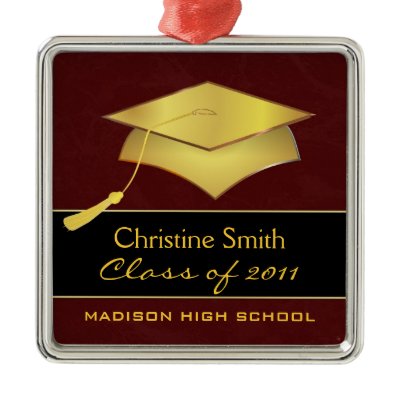 Custom Christmas Ornament - Graduation Gift