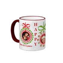 Custom Christmas Ornaments Photo Coffee Mug