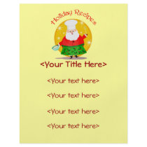 Custom Christmas Santa Recipe Page / Other flyers by jamiecreates1 Custom Christmas Santa Recipe Page / Other flyers