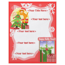 Custom Christmas Scenes Business or Personal flyers