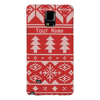 Custom Christmas Sweater Red and White Samsung