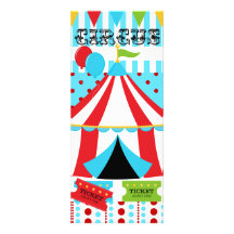 Custom Circus Birthday Invitation