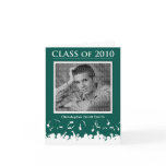 Custom Class of 2010 Graduation Announcement Green cards