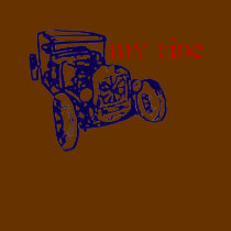 Custom Classic Hot Rod Kids Tshirt by Carennedy Custom Classic Hot Rod Kids Tshirt