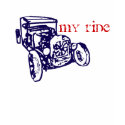 Custom Classic Hot Rod Kids Tshirt