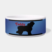 Custom Cocker Spaniel Bowl Dog Food Bowl