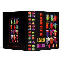 Custom Coffee Lover's Recipe Binder