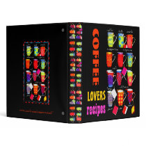 Custom Coffee Lover's Recipe Binder