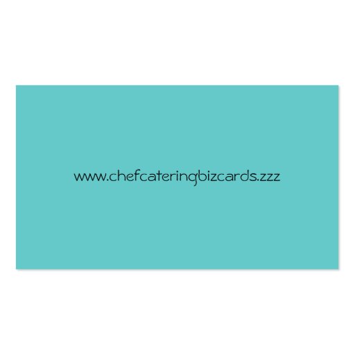 Custom color African American woman cooking baking Business Card Template (back side)