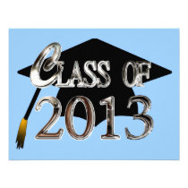 Custom Color Class Of 2013 Graduation Invitations invitations