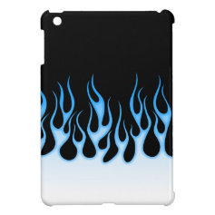 Custom Color Hot Rod Flames iPad Mini Covers