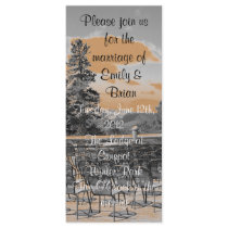 Custom Color Winter Park Lodge deck program Rack Card Template