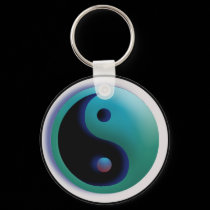 Custom Color YingYang Keychain