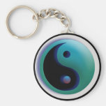Custom Color YingYang Keychain