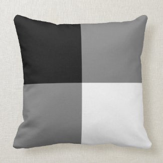 Custom Colored Four Squares Pillow - Customizable!
