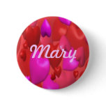 Custom Colorful Hearts Button