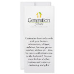 Custom corporate business Advertisement Rack cards rack cards