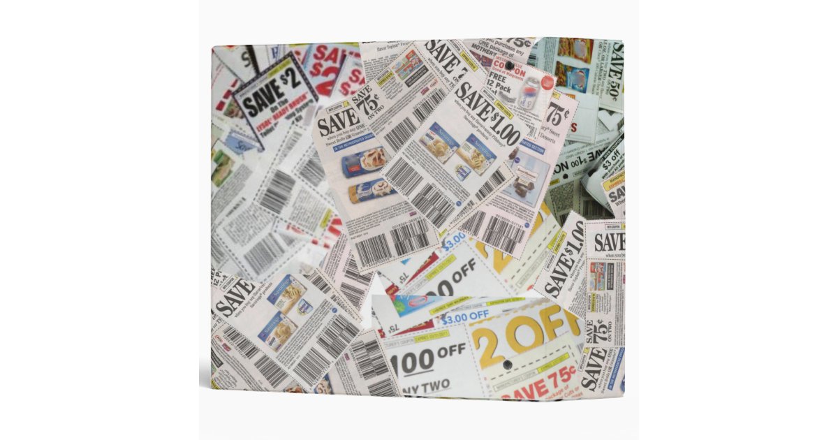 Coupon organizer zipper binder