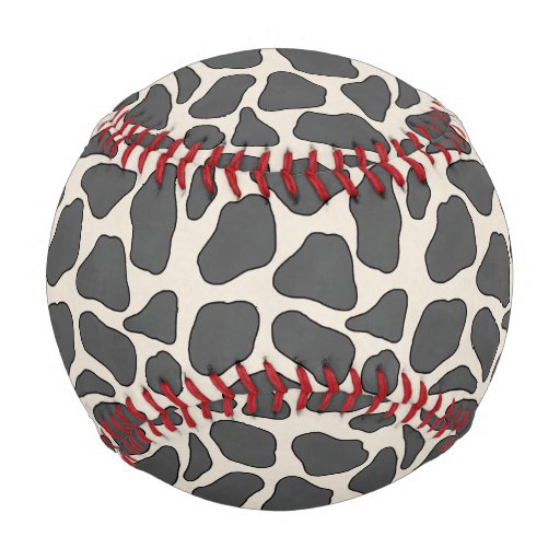Custom Cow Spotted Baseball Zazzle