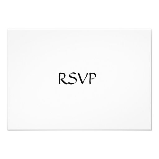 Custom Cowboy Boots High Heels Wedding  RSVP Card