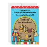 Custom Cowboy Hoedown Invitations