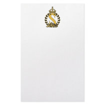 Custom Crown Monogram - S Personalized Stationery