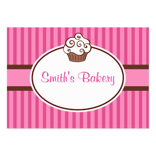 Custom Cupcake Business Cards (front side)