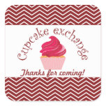 Custom Cupcake Exchange Stickers stickers