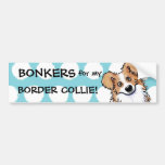 Custom Curious Border Collie Bumper Sticker