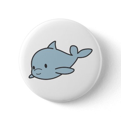 cartoon baby dolphin