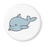 Custom Cute Baby Dolphin Cartoon magnets