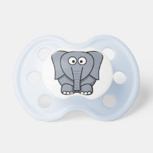 Custom Cute Baby Elephant Pacifiers