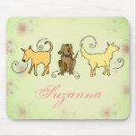 Custom Cute Dogs mousepads