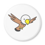 Custom Cute Eagle Cartoon Logo magnets