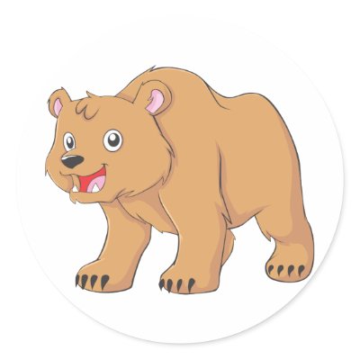 Standing Bear Cartoon