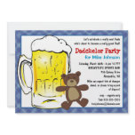 Custom Dadchelor Party Invitations - Diaper Keg