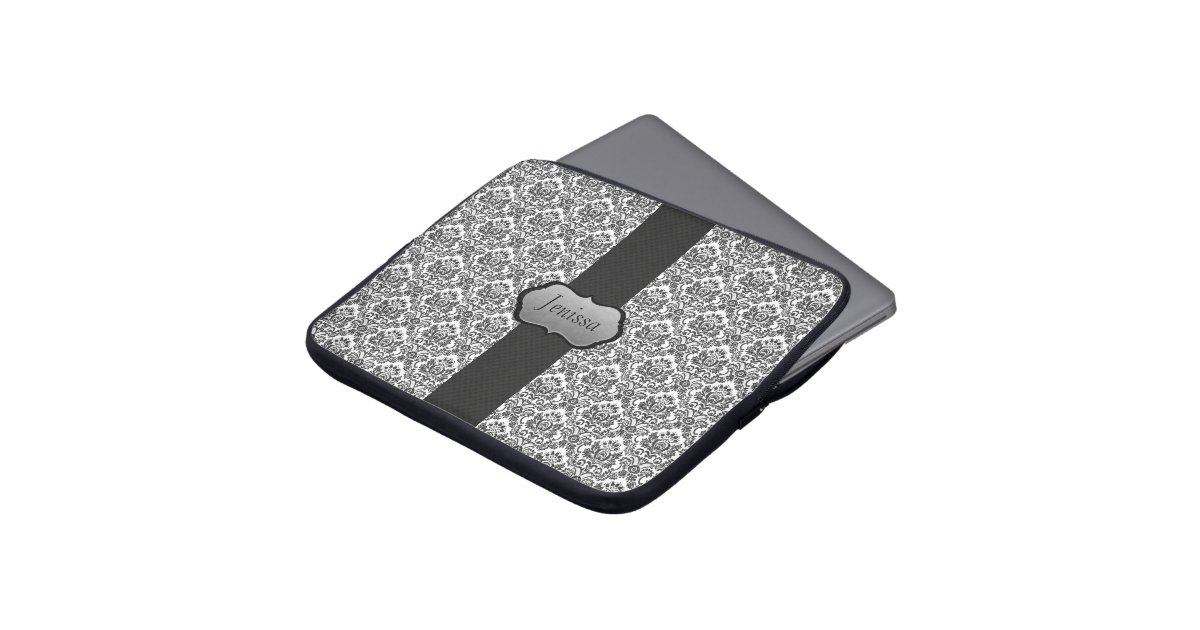 custom damask laptop sleeve zazzle custom damask laptop sleeve zazzle