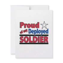 Custom Deployment Notice Personalized Invitations