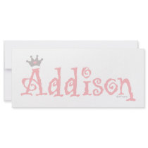 Custom Design - Addison Rack Card Design