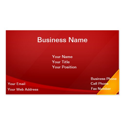 Custom Design All Purpose Business Cards Zazzle