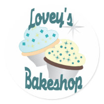 Custom Design Cupcake stickers by candystore Custom Design Cupcake stickers