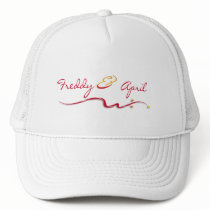 Custom design for Freddy & April's wedding hats by perfectpostage Custom design for Freddy & April's wedding hats