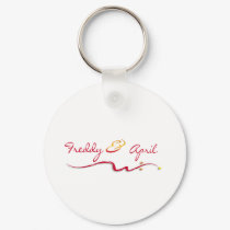 Custom design for Freddy & April's wedding keychains